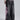 Loose Fit Wide Leg Jeans with Pink Floral Print