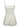 French-Style Pure White Lace Trim Slip Dress
