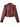 Red Faux Leather Moto Jacket