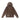 Vintage Washed Brown Cotton Hoodie