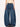 Vintage Blue Boyfriend Jeans with Big Pockets and Wide Crooked Cut