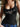Dark Gothic Lace Trimmed Y2K Top
