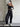 Color-block zipper pullover set