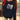 Navy Blue Graphic V-Neck Long Sleeve Sweatshirt