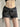 Street Punk Fringe Tie-Dye Denim Shorts