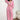 Y2K Style Pink Zip-Up Hoodie and Pants Set