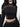 Solid Mesh Splicing Crop T-shirt