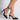 Elegant Black Rhinestone Stiletto Sandals