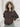Leopard Print Faux Fur Patchwork Hooded Jacket