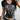 Gothic Floral Print V-Neck T-Shirt