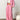 Y2K Style Pink Zip-Up Hoodie and Pants Set