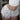 Y2K-Inspired White Faux Fur Mini Skirt