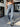 Flare Leg Washed Blue Y2K Retro