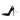 Pointed-Toe Glossy Black Stiletto Heels