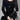 Dark Gothic Lace-Trimmed Long Sleeve Top