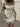 Elegant Square Neck Lace Trim A-Line Dress