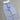Y2K Streetwear Light Blue Geometric Straight-Leg Pants