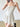 French-Style Pure White Lace Trim Slip Dress