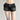 Vintage-Inspired Low-Rise Denim Shorts