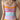 Y2K Rainbow Striped Crop Top