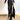 Y2K Style Biker Belted Split Skirt