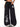 Black Straight Leg Casual Pants
