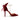 Pair of Red Slip-On Stiletto Heel