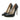 Pointed-Toe Glossy Black Stiletto Heels