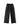 Black baggy sweatpants with piping detail