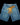 Hip Hop Y2K Shorts Jean Pants Mens Graphic Print Retro Blue Baggy Denim