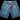 Hip Hop Y2K Shorts Jean Pants Mens Graphic Print Retro Blue Baggy Denim