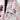 Japanese Patchwork Pink Stripe Tops