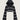 Ripped Striped Hooded Knitted Sweater
