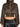 Leopard Print Faux Fur Zip-Up Hoodie
