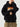 Casual Hoodie with Flame Embroidery