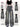 High-Waist Denim Cargo Pants
