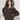 Leopard Print Faux Fur Patchwork Hooded Jacket