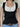 Y2K Dot Print Faux Two-Piece T-Shirt