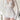 ADULT Y2K COLLAR V-NECK TOP WITH CONTRAST LACE PRINT FOR SPRING AND FALL