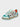AQUA AND WHITE SNEAKER CASUAL FOOTWEAR WITH BRIGHT DESIGN