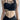 ASYMMETRICAL BLACK CROP TOP COTTON BLEND SUMMER