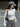 ASYMMETRICAL CROP TOP WHITE Y2K