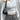 ASYMMETRICAL CROP TOP WHITE Y2K