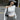 ASYMMETRICAL CROP TOP WHITE Y2K