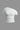ASYMMETRICAL SHORT-SLEEVED TOP WITH RUCHING IN WHITE