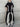 ATHLETIC OUTFIT BLACK GRAY CREW NECK LAYERING COMPONENTS