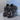 ATHLETIC SHOES BLACK GRAY MAN MADE LACE UP