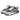 ATHLETIC SHOES GRAY AND WHITE
