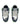ATHLETIC SHOES WHITE WITH BLACK SOLES - SPORTS FOOTWEAR FOR ACTIVE