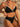 AVA LINGERIE SET BLACK AND WHITE TRIANGLE UNDERWEAR